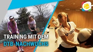 Training mit dem DTBNachwuchs  Stachis Welt  myTennis [upl. by Ramhaj792]