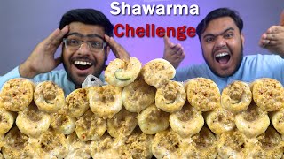 Mountain of Shawarma Challenge 😋 [upl. by Einegue]