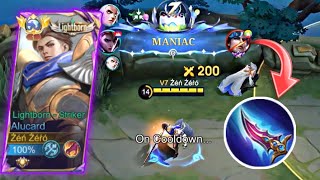 WTF🤬 ALUCARD BEST ITEM BUILD AUTO MANIAC Alucard top global [upl. by Nitnelav]