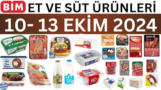 BİM 10  13 EKİM 2024 AKTÜEL KATALOĞU  BİM ET VE SÜT ÜRÜN ÇEŞİTLERİ  BİM GIDA  BİMDE BU HAFTA [upl. by Stoller]