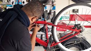 instalación completa frenos hidráulicos Shimano mt 200 [upl. by Noelyn]