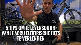 Hoe kun je je levensduur van je accu ELEKTRISCHE FIETS verlengen in 5 stappen 🔋  5 [upl. by Ahsienaj289]