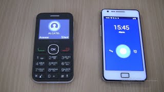 Incoming call amp Ringing alarms at the Same Time Samsung Galaxy S2 Android 11Alcatel [upl. by Lichtenfeld]