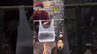 La bolsa con agua reemplaza los calderos para cocinar increible flyp flyp [upl. by Htehpaj239]