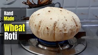 Roti  রুটি বলের মতো ফোলানো ও দীর্ঘক্ষণ নরম রাখার সিক্রেট  Chapati  Gomer Atar Ruti  Recipe 108 [upl. by Baum529]