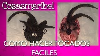 DIYComo hacer tocados faciles para bodasfiestas y celebraciones [upl. by Idnar]