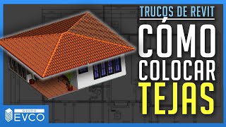 COMO COLOCAR TEJAS EN REVIT 💡💒 [upl. by Dove490]