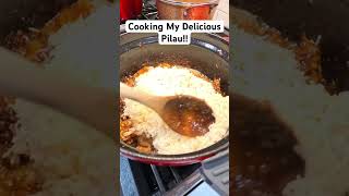 Cooking My Delicious Pilau plov pilau uzbek african food cooking nellysafricankitchen [upl. by Boony854]