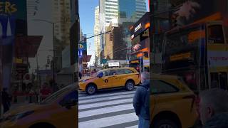 New York City Times Square travel shorts walking [upl. by Anelegna757]