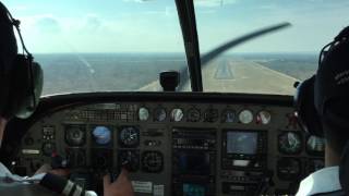 Landing at Livingstone airport Zambia [upl. by Enimaj993]