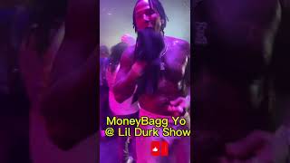 MoneyBagg Yo At Lil Durk Show In Miami MoneyBaggYoOfficial LilDurk moneybaggyo lildurk viral [upl. by Afihtan]