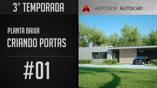 AutoCAD 2014  Criando Portas [upl. by Fredette]