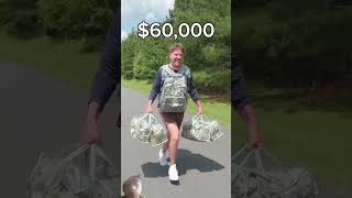 military backpack runner 0 100000 run to run funny comedy [upl. by Harragan]