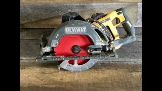 DEWALT FlexVolt 60V Worm Drive Style Saw DCS577X1 Review [upl. by Sset]