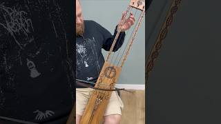 Bass tagelharpa basstagelharpa bassjouhikko bowedlyre vikingmusic darkmusic music [upl. by Anitahs]