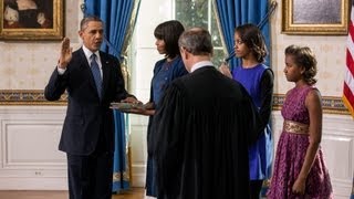 President Obama takes the Oath of Office [upl. by Kussell]