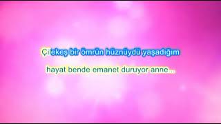 Karaoke Şiir  Çocukluğumu Özledim Anne  Sinan Tatar [upl. by Suiddaht377]