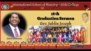 Rev Jublin Joseph Message Pr M Paulose  ISM  Bible College  RMM [upl. by Loeb]