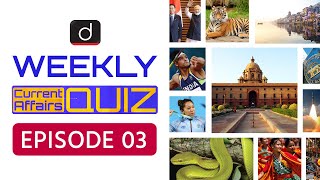 Weekly Current Affairs Quiz  Episode  03  Drishti IAS English [upl. by Thorstein]