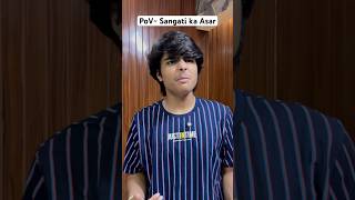 Sangati ka Asar is Real😂  krishnakakran shorts shortfeed comedyvideo funny relatable [upl. by Hakim]