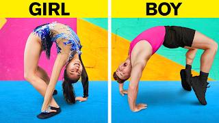 Girls Vs Boys GYMNASTICS Tournament [upl. by Chui]