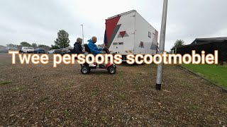 52e Vlog 2023 Scootmobiel ombouwen naar 2 persoons [upl. by Clute]