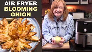 Air Fryer BLOOMING ONION Appetizer Recipe [upl. by Zared225]