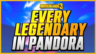 Every legendary item farmlocation in Pandora UPDATED GUIDE TO 2023  Borderlands 3 [upl. by Davidoff]