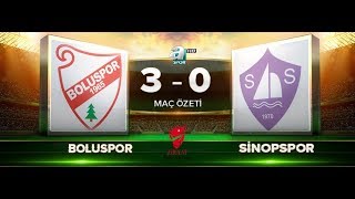 Boluspor 30 Sinopspor Maç Özeti  A Spor  19092017 [upl. by Lacsap]