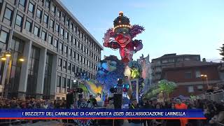 I BOZZETTI DEL CARNEVALE DI CARTAPESTA 2025 DELLASSOCIAZIONE LARINELLA [upl. by Onihc]