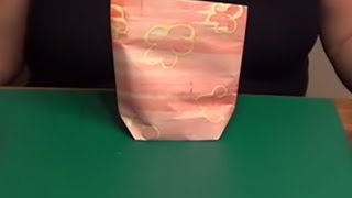 So einfach geht ein papier sack tüte tutorial [upl. by Newcomb]