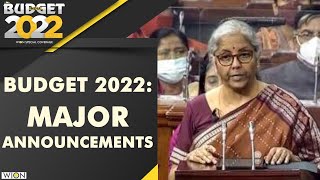 Indian FM Nirmala Sitharaman presents Union Budget 2022 here are key takeaways  WION [upl. by Payne]