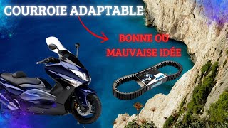 YAMAHA TMAX 500 COURROIE ADAPTABLE  🤔DÉMONTAGE TRANSMISSION SUITE A BRUIT IMPORTANT [upl. by Trumann261]