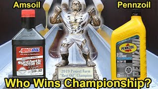 Amsoil or Pennzoil which wins Championship Lets find out [upl. by Phillane]