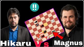 Awesome match played between Magnus Carlsen and Hikaru Nakamura  World Blitz Championship 2010 [upl. by Elpmid]