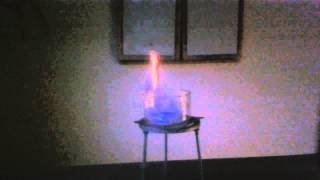 Chemie Experiment 20  Verbrennen von Ethanol [upl. by Tereve]