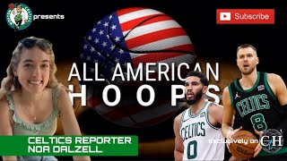 AllAmerican Hoops Interview with Noa Dalzell NBA Boston Celtics Reporter [upl. by Dre]