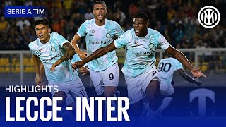 LECCE 12 INTER  HIGHLIGHTS  SERIE A 2223 ⚫🔵 🇬🇧 [upl. by Toulon]