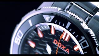 DOXA Shark Ceramica XL Collection  瑞士時度Shark 深潛300XL系列 50sec [upl. by Ymereg]