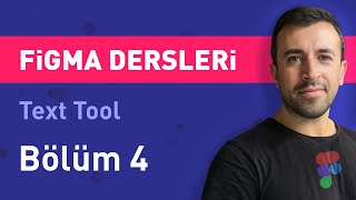 Figma Dersleri  Bölüm 4  Text Tool Yazı Aracı [upl. by Hsejar]