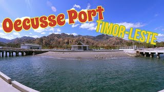 TRAVEL TimorLeste 🇹🇱 2021 Oecusse Port [upl. by Eecyac644]