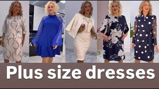 Plus size dresses and skirts  casual and evening looks💕 [upl. by Loats]