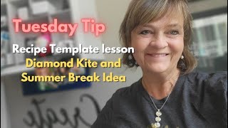 Tip Tuesday Recipe Template Tip [upl. by Kelsi]