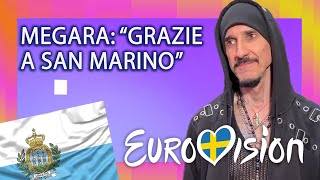 Eurovision lintervista ai Megara quotGrazie a San Marino per la possibilitàquot [upl. by Elram73]