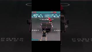 Cheng Meng vs Sun Yingsha best point paris2024 chengmeng sunyingsha wtt tabletennis short [upl. by Aelem]