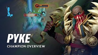 Pyke Champion Overview  Gameplay  League of Legends Wild Rift [upl. by Irahc776]