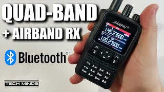 JIANPAI 8800 QUADBand Handheld Radio With Airband Receive [upl. by Sup129]