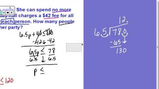 2 Step Inequality Word Problems [upl. by Mairim414]