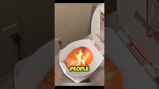 Why Are People Using This Flaming Toilet 😱 [upl. by Milzie]