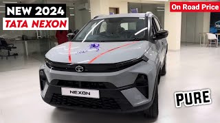 New Tata Nexon Pure 2024 Model  2024 Nexon Base Model  Tata Nexon 2024 New Model [upl. by Nagey727]